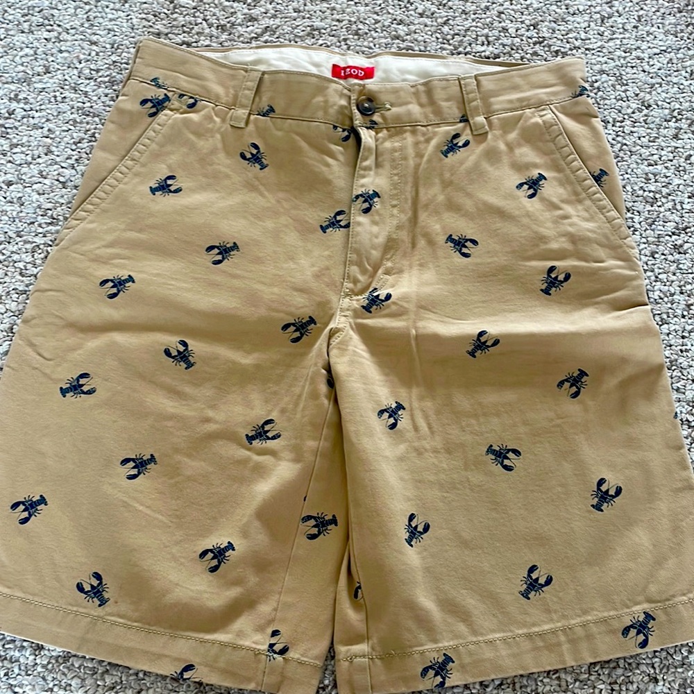 Men’s Izod Lobster print shorts